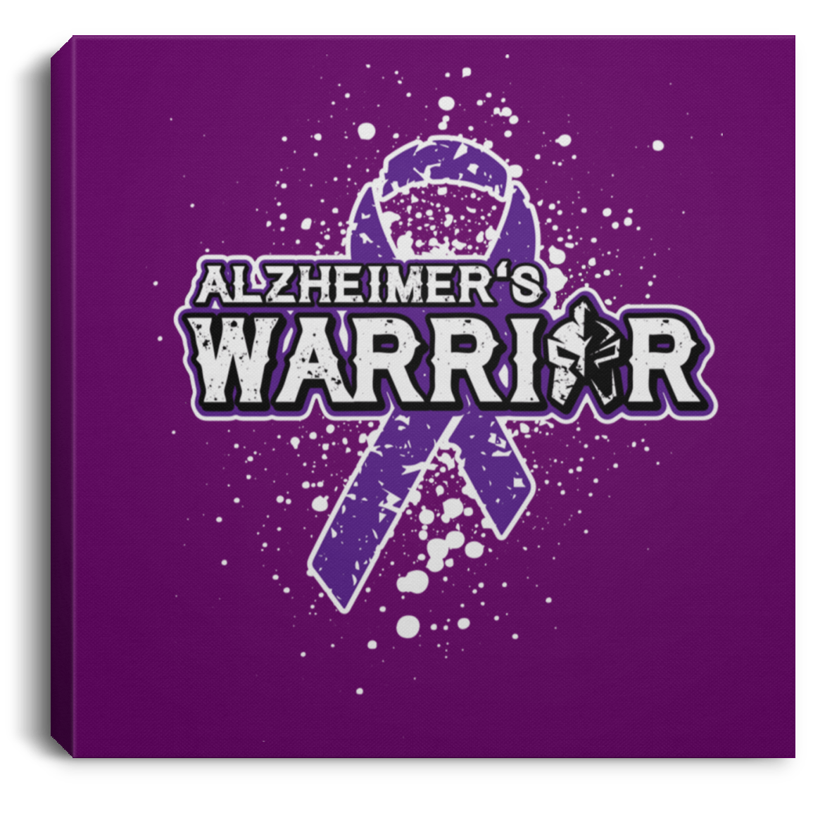 Alzheimer’s Warrior! Canvas