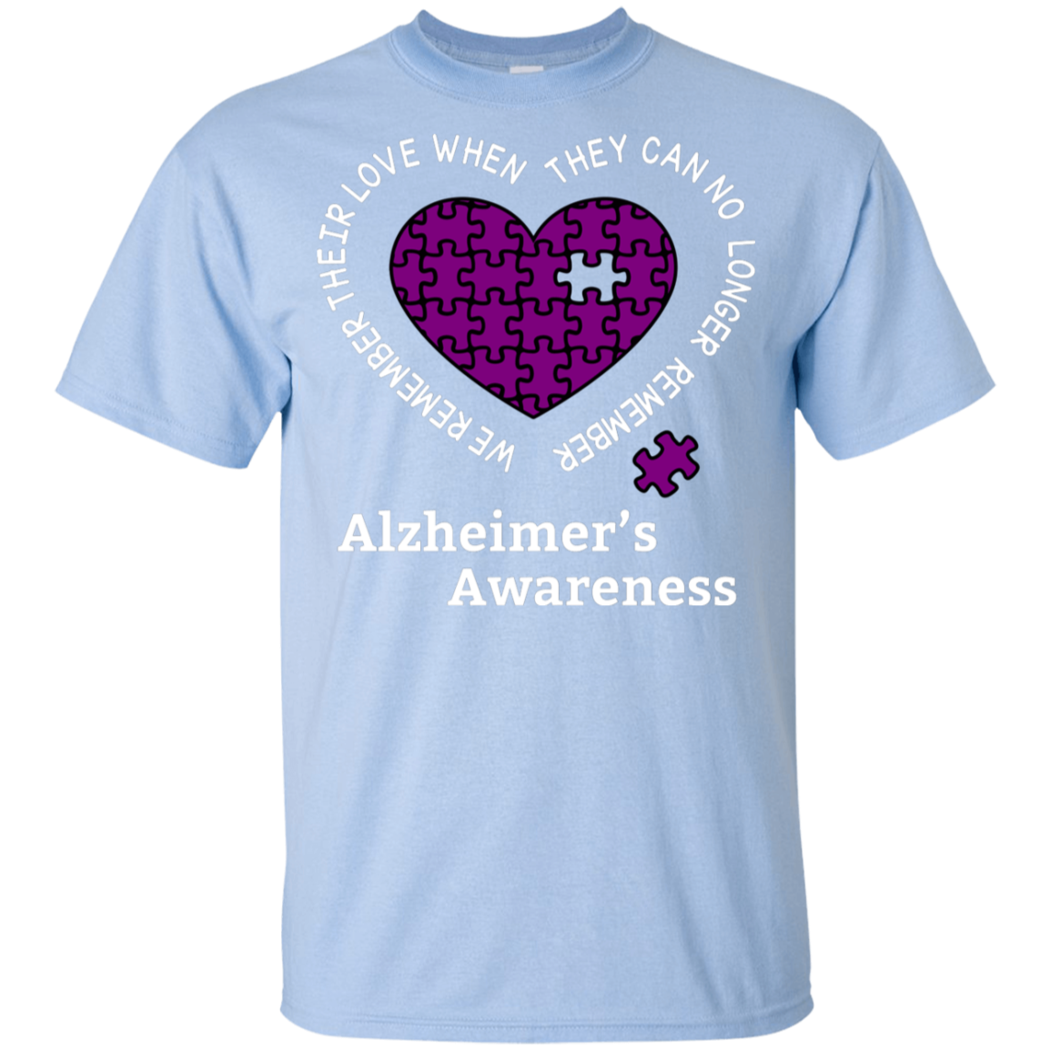 We remember their love! Alzheimer’s Awareness KIDS t-shirt