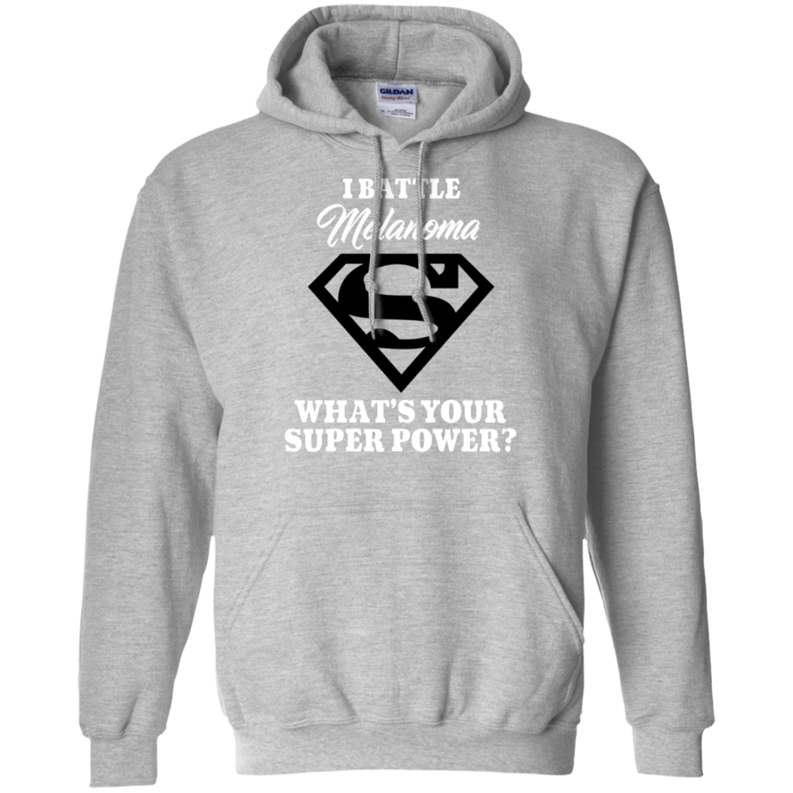 I Battle Melanoma… Melanoma Awareness Hoodie