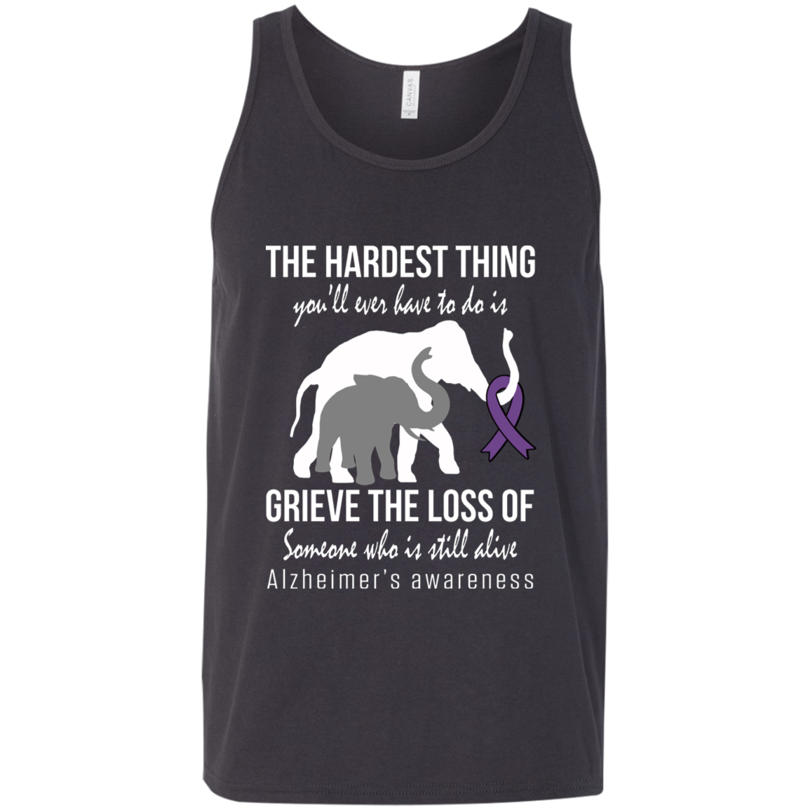 The Hardest Thing… Alzheimer’s Awareness Tank Top