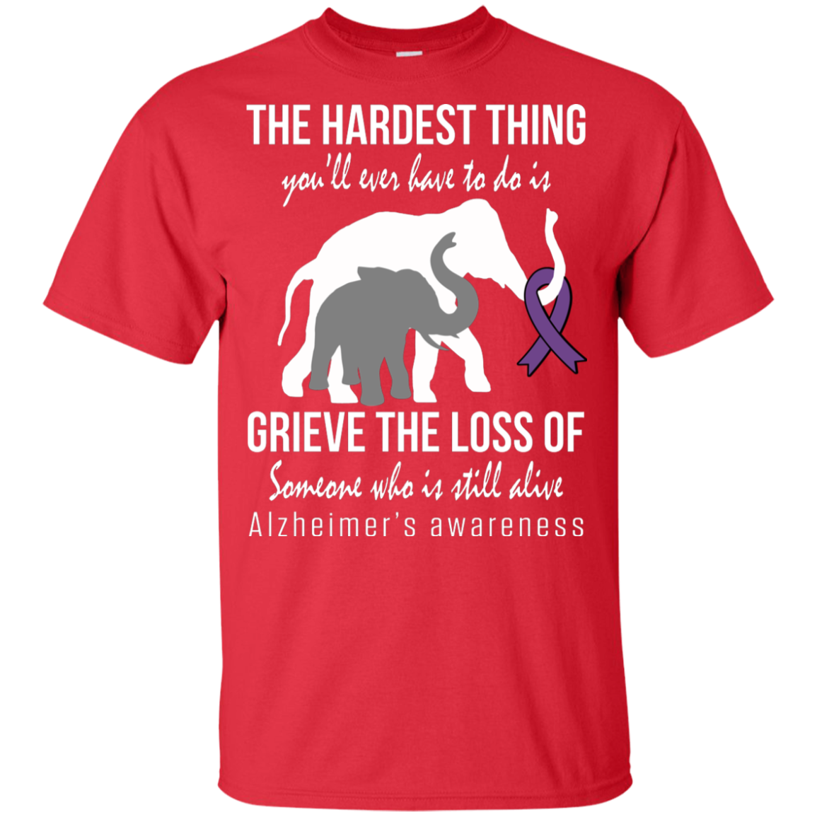 The hardest thing… Alzheimer’s Awareness KIDS t-shirt