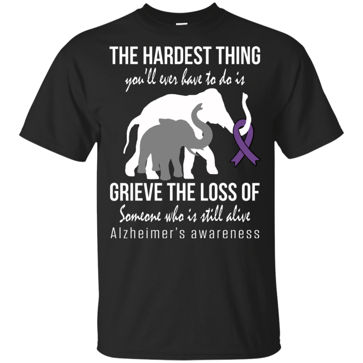 The hardest thing… Alzheimer’s Awareness KIDS t-shirt