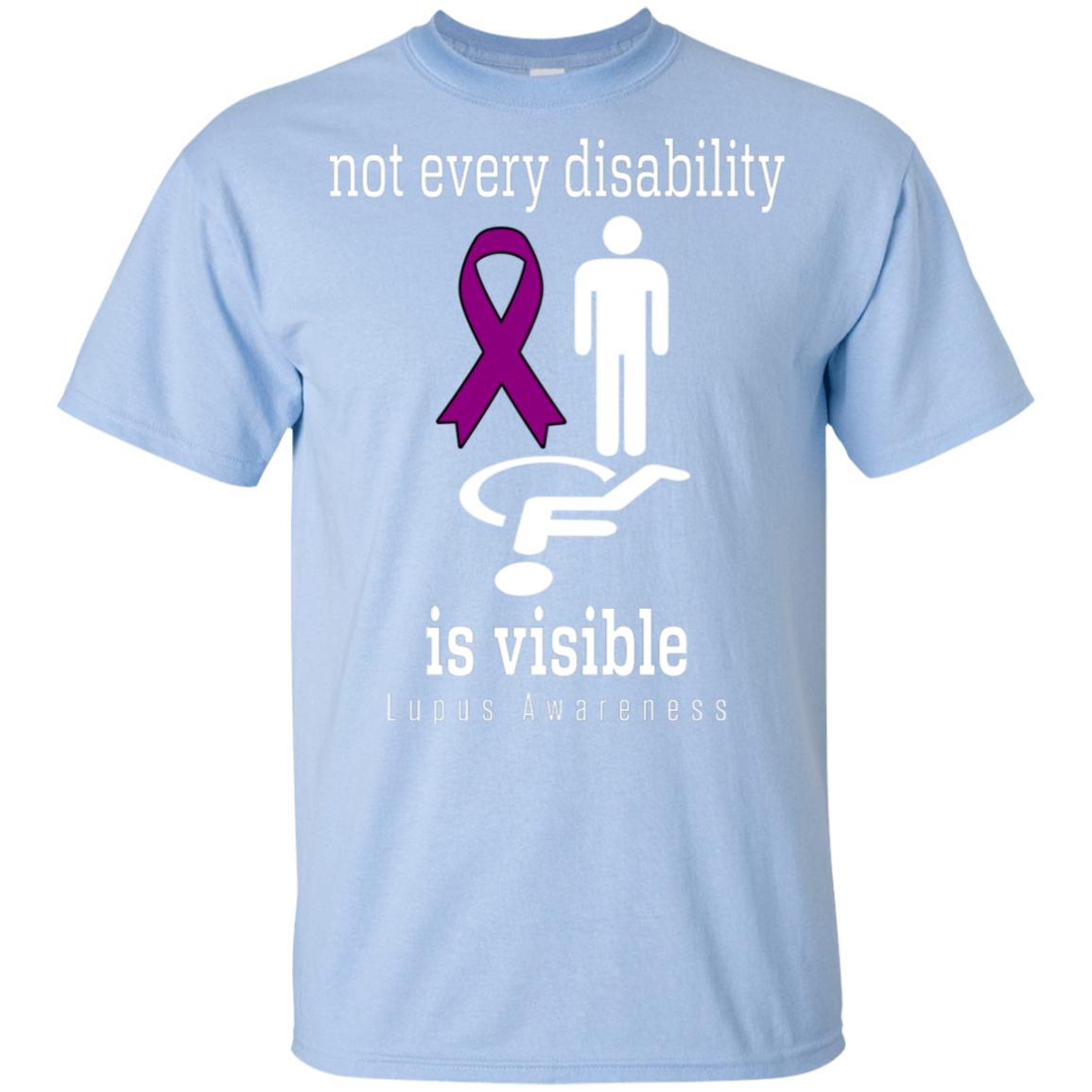 Not every disability is visible! Lupus Awareness KIDS t-shirt