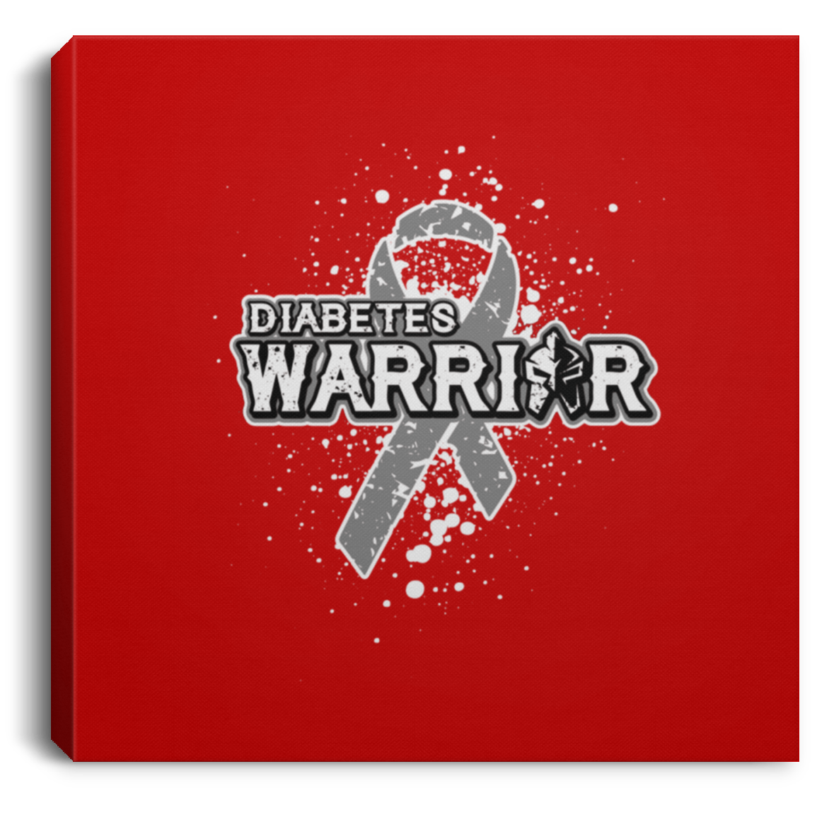 Warrior! Diabetes Awareness Canvas