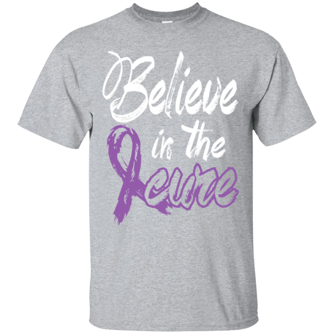 Believe in the cure Fibromyalgia Awareness T-Shirt