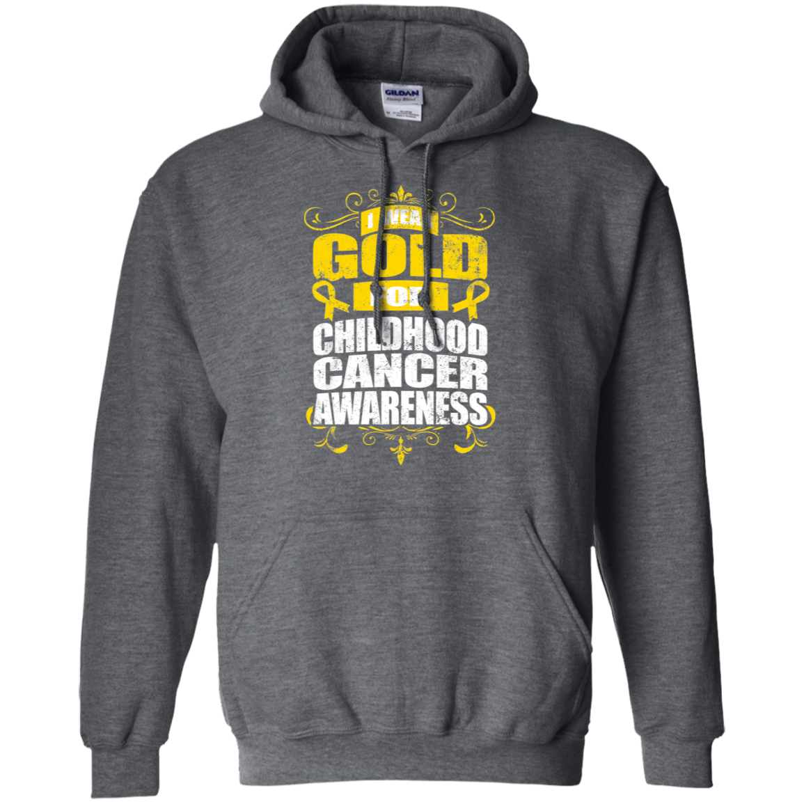 I Wear Gold for Childhood Cancer Awareness! Hoodie