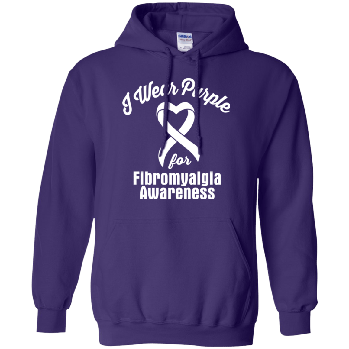 I Wear Purple For Fibromyalgia… Hoodie