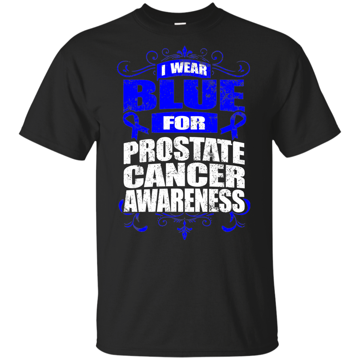 I Wear Blue for Prostate Cancer Awareness! KIDS t-shirt