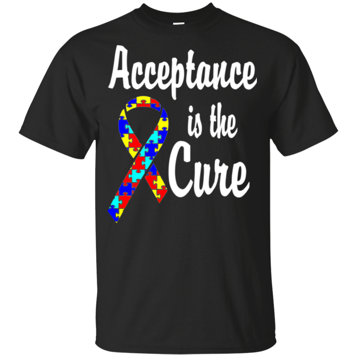 Acceptance is the Cure – Autism Awareness Kids t-shirt