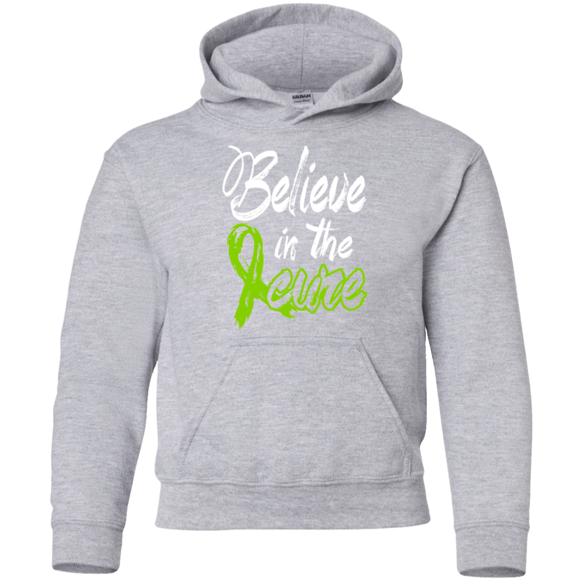 Believe in the cure Muscular Dystrophy Awareness Kids Hoodie