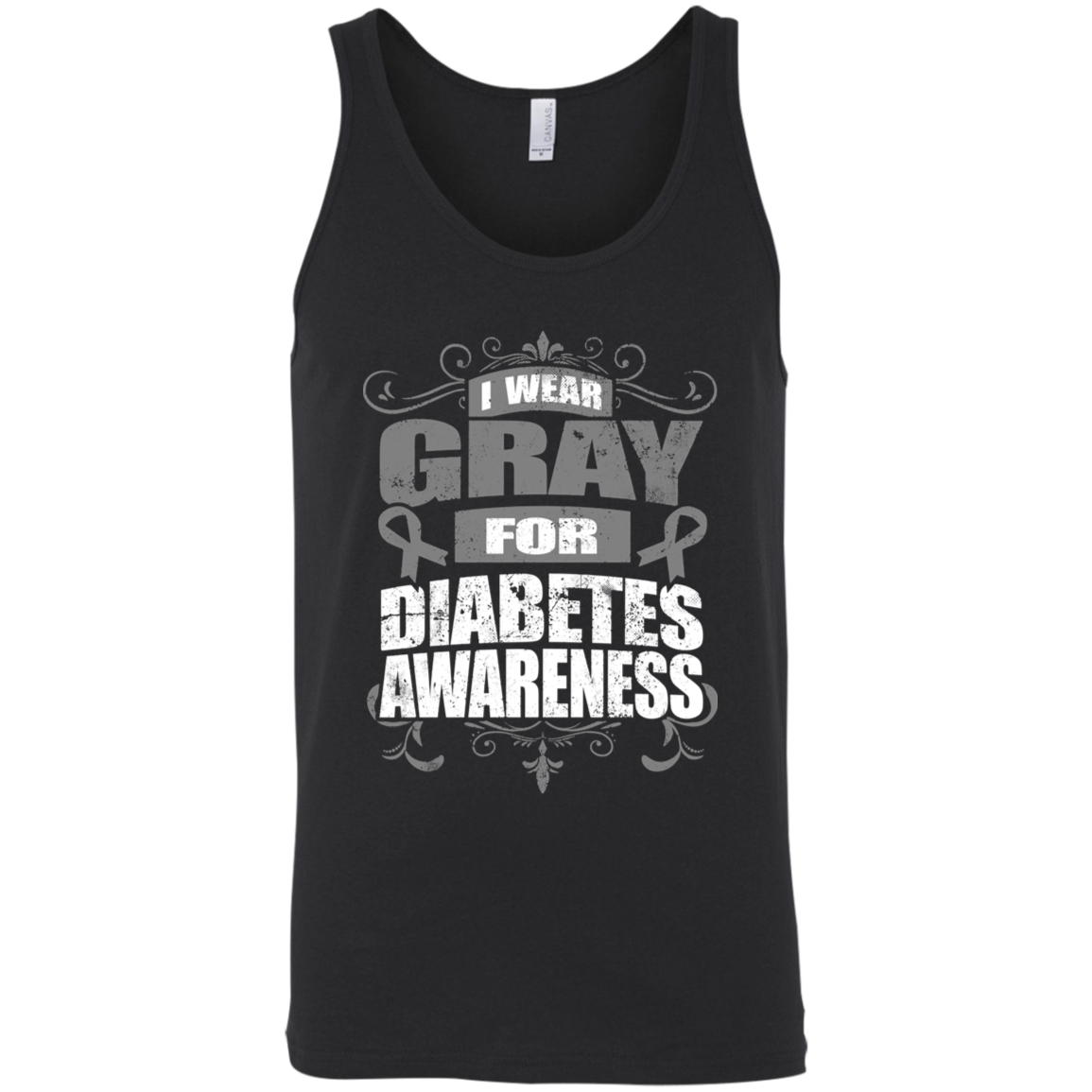 I Wear Gray for Diabetes Awareness! Tank Top