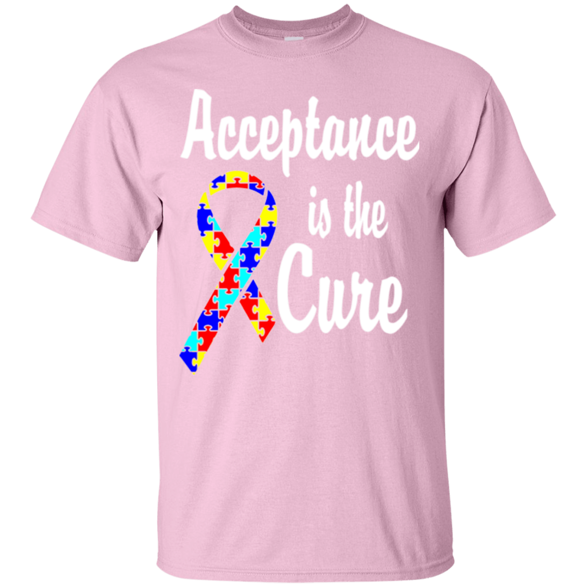 Acceptance is the Cure – Autism Awareness T-Shirt