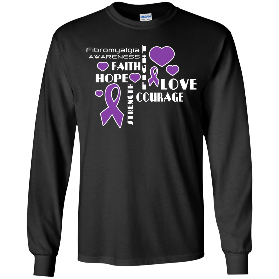 Hope Faith Love Fibromyalgia Awareness Kids Collection