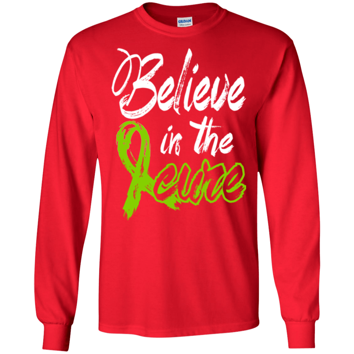 Believe in the cure Lymphoma Awareness Long Sleeve Collection