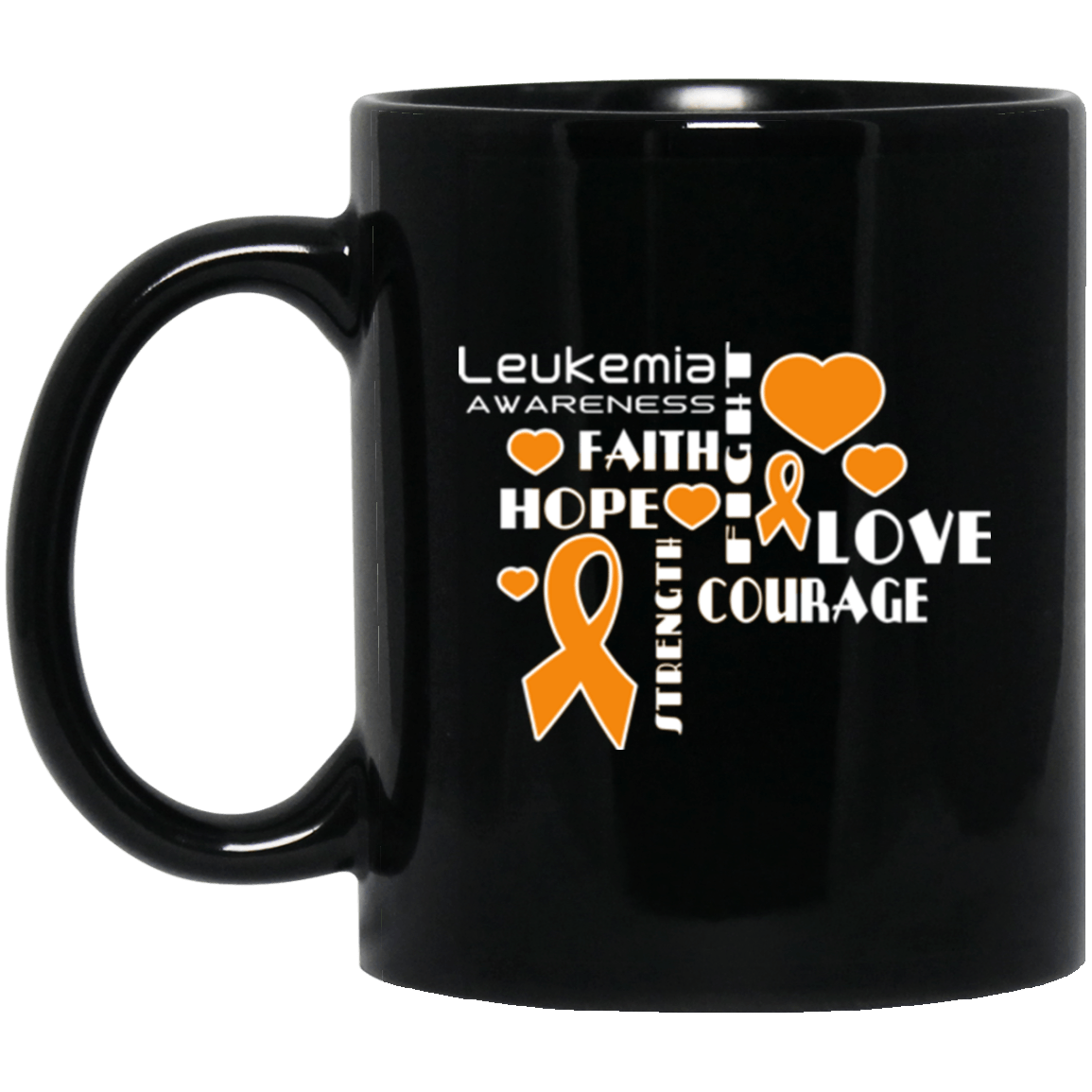 Faith Hope Love – Leukemia Awareness Mug