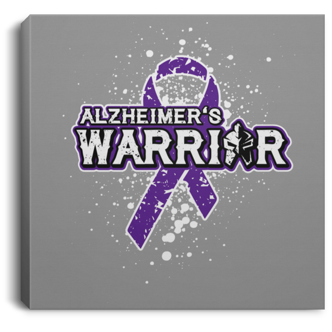 Alzheimer’s Warrior! Canvas