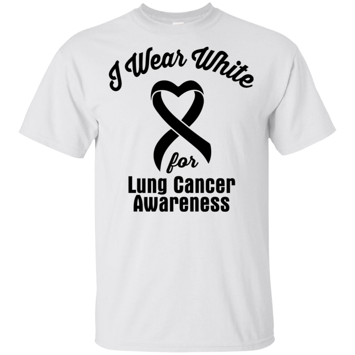 I Wear White! Lung Cancer Awareness T-shirt