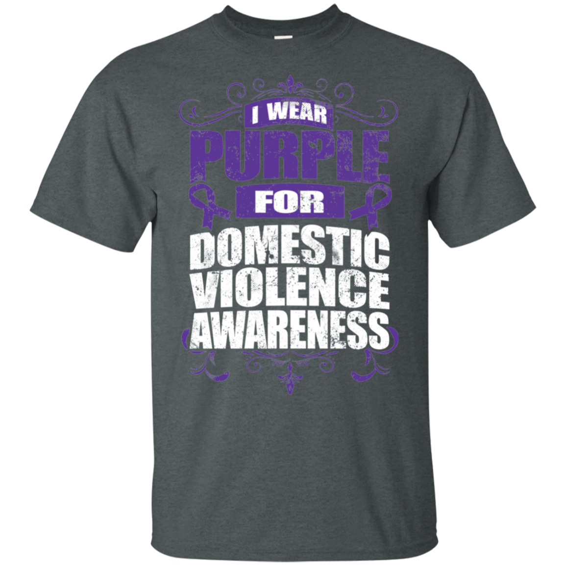 I Wear Purple for Domestic Violence Awareness! T-shirt