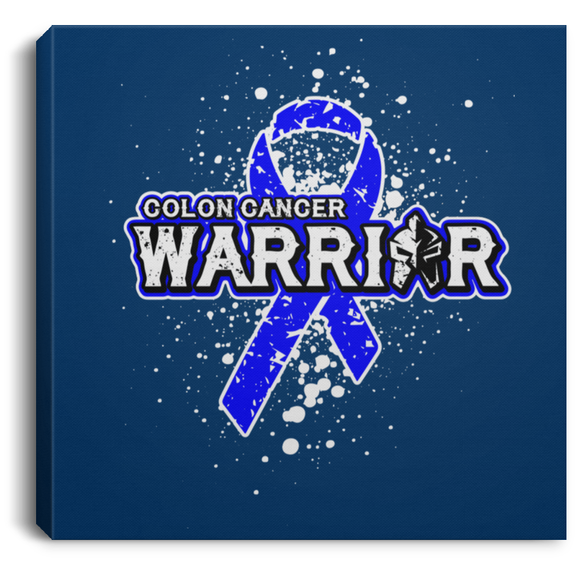 Warrior! Colon Cancer Awareness Canvas