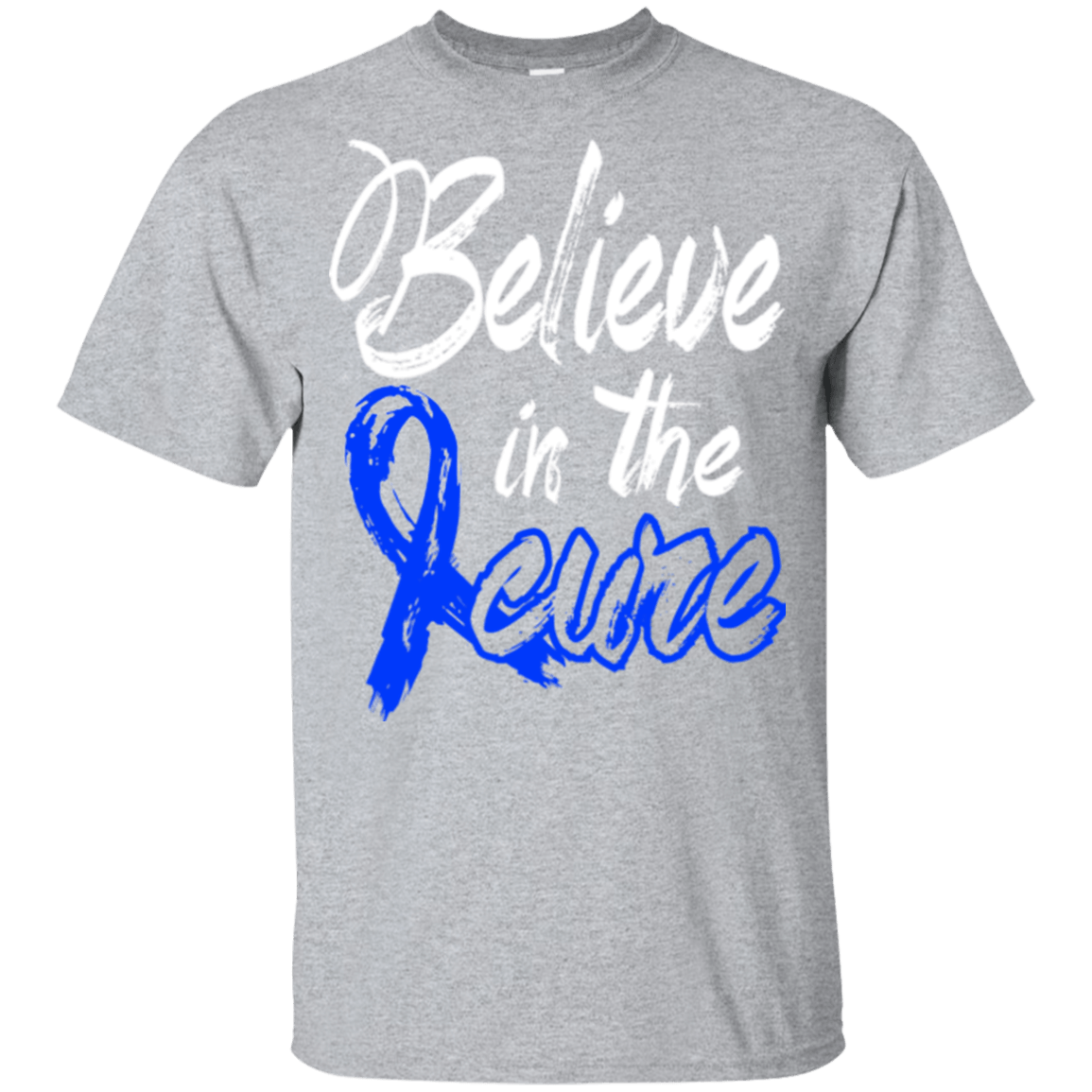 Believe in the cure Colon Cancer Awareness Kids t-shirt