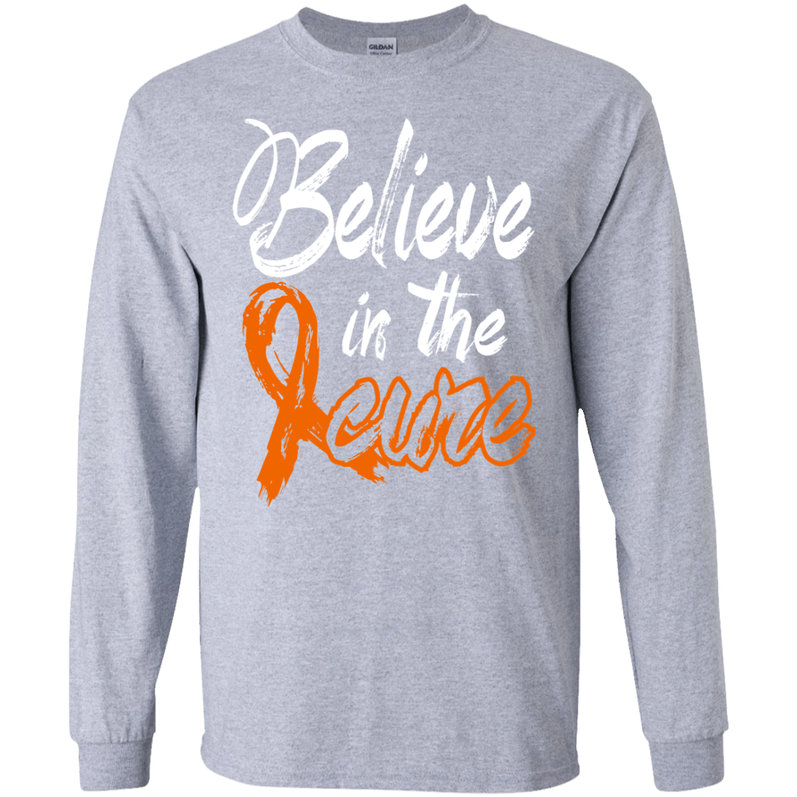 Believe in the cure Leukemia Awareness Long Sleeve Collection