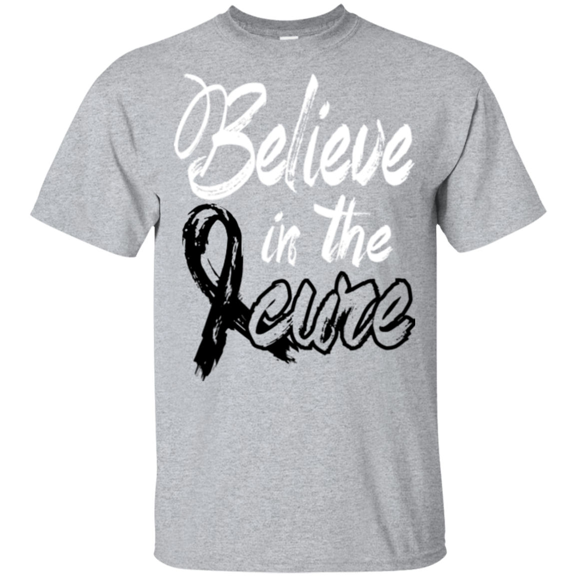 Believe in the cure – Melanoma Awareness Kids t-shirt