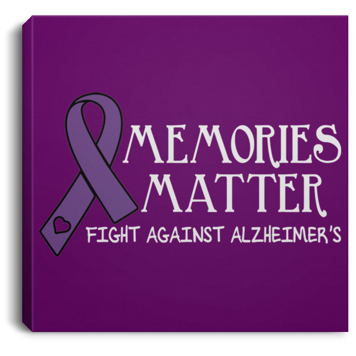 Memories Matter! Alzheimer’s Awareness Canvas