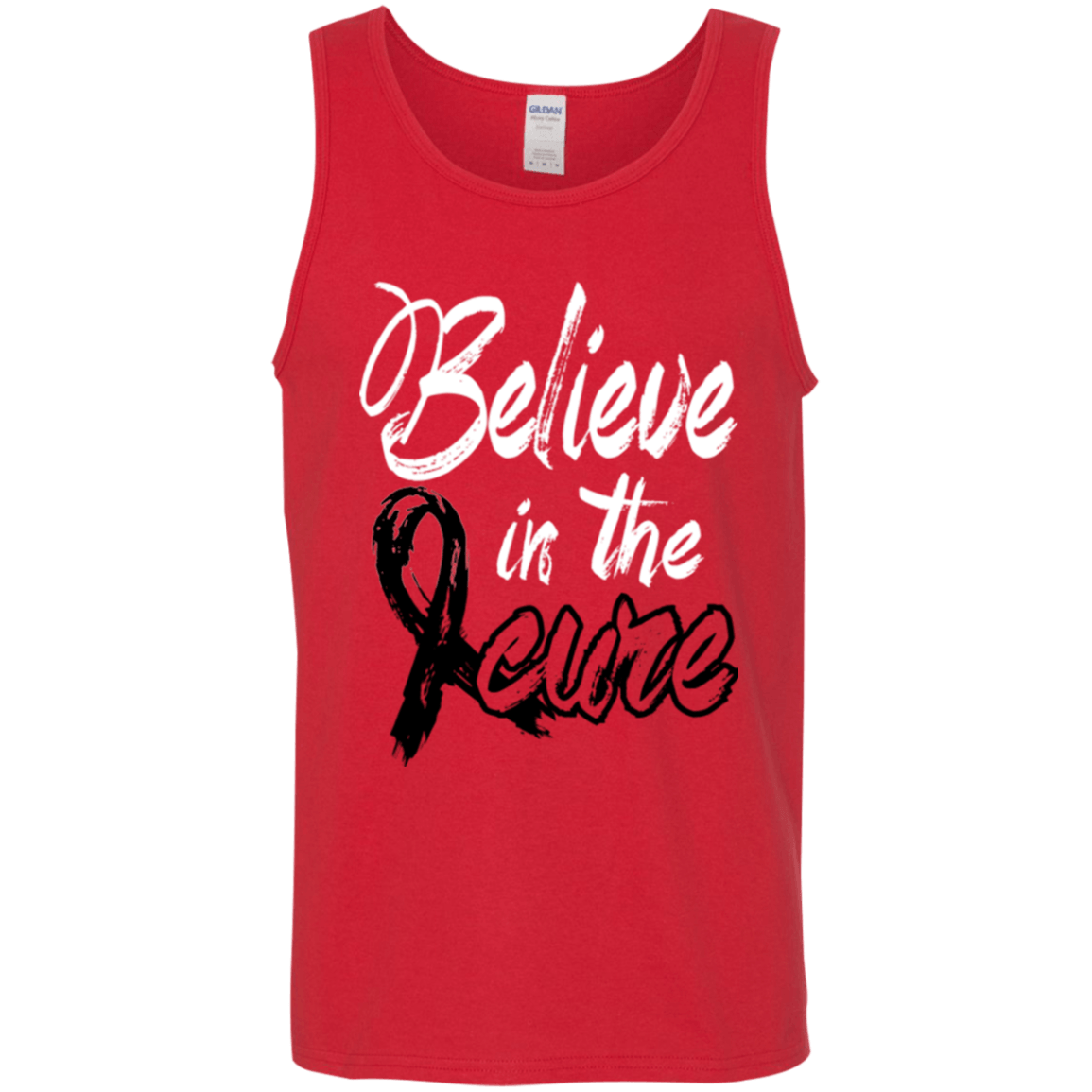 Believe in the cure – Melanoma Awareness Unisex Tank Top