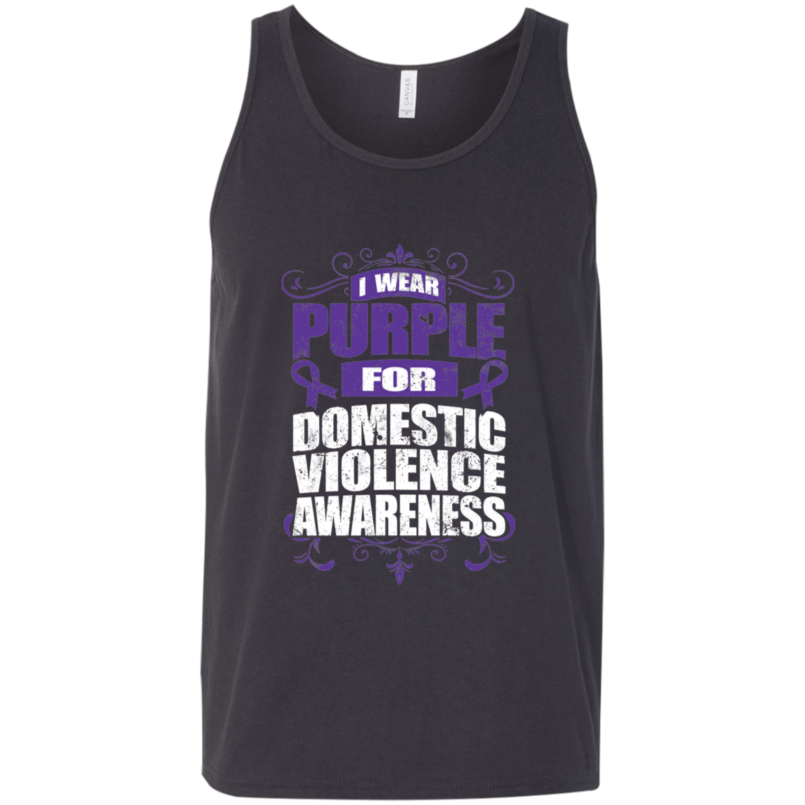 I Wear Purple for Domestic Violence Awareness! Tank Top