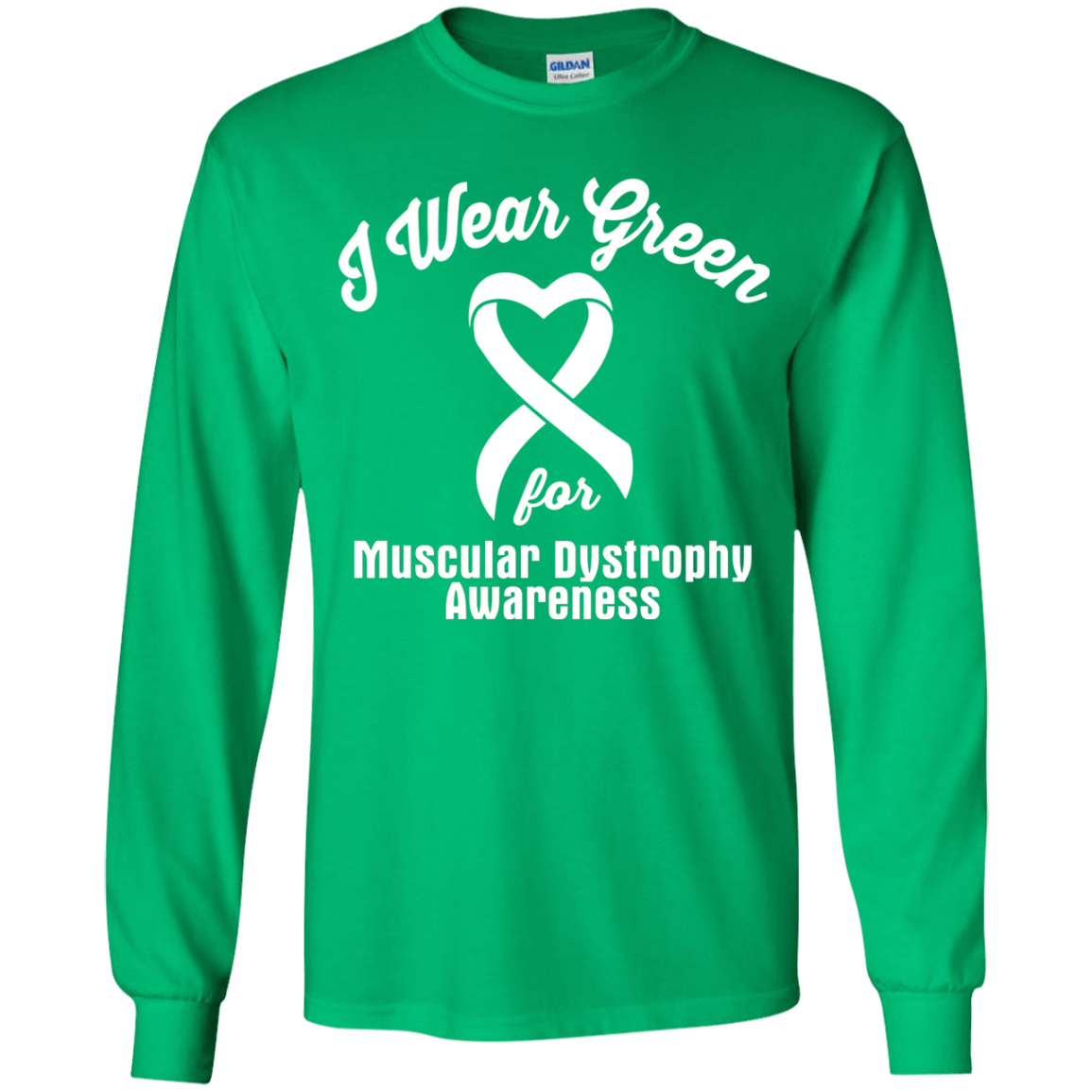 I Wear Green for Muscular Dystrophy Awareness… Kids Hoodie!