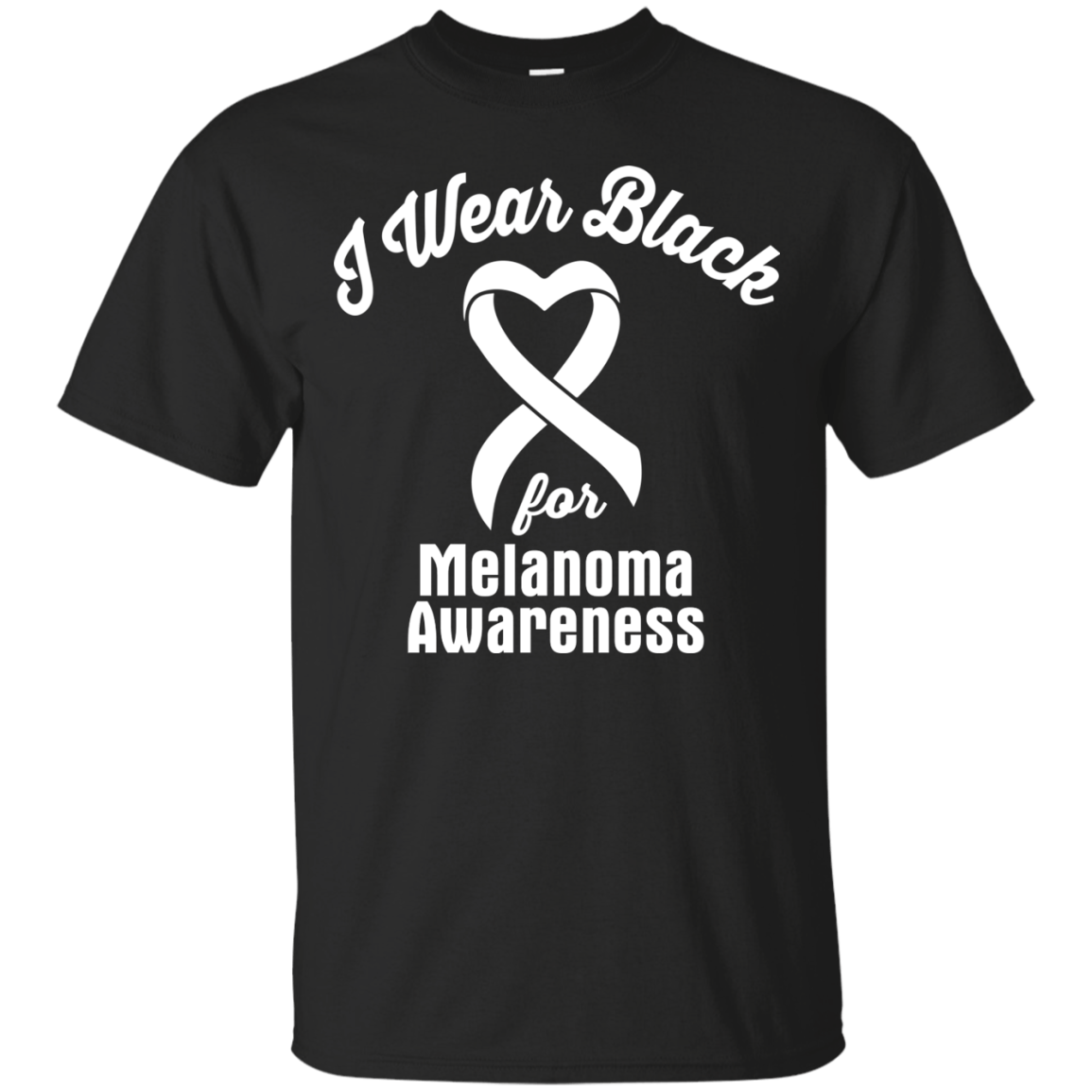 I Wear Black For Melanoma Awareness… T-Shirt & Hoodie Collection