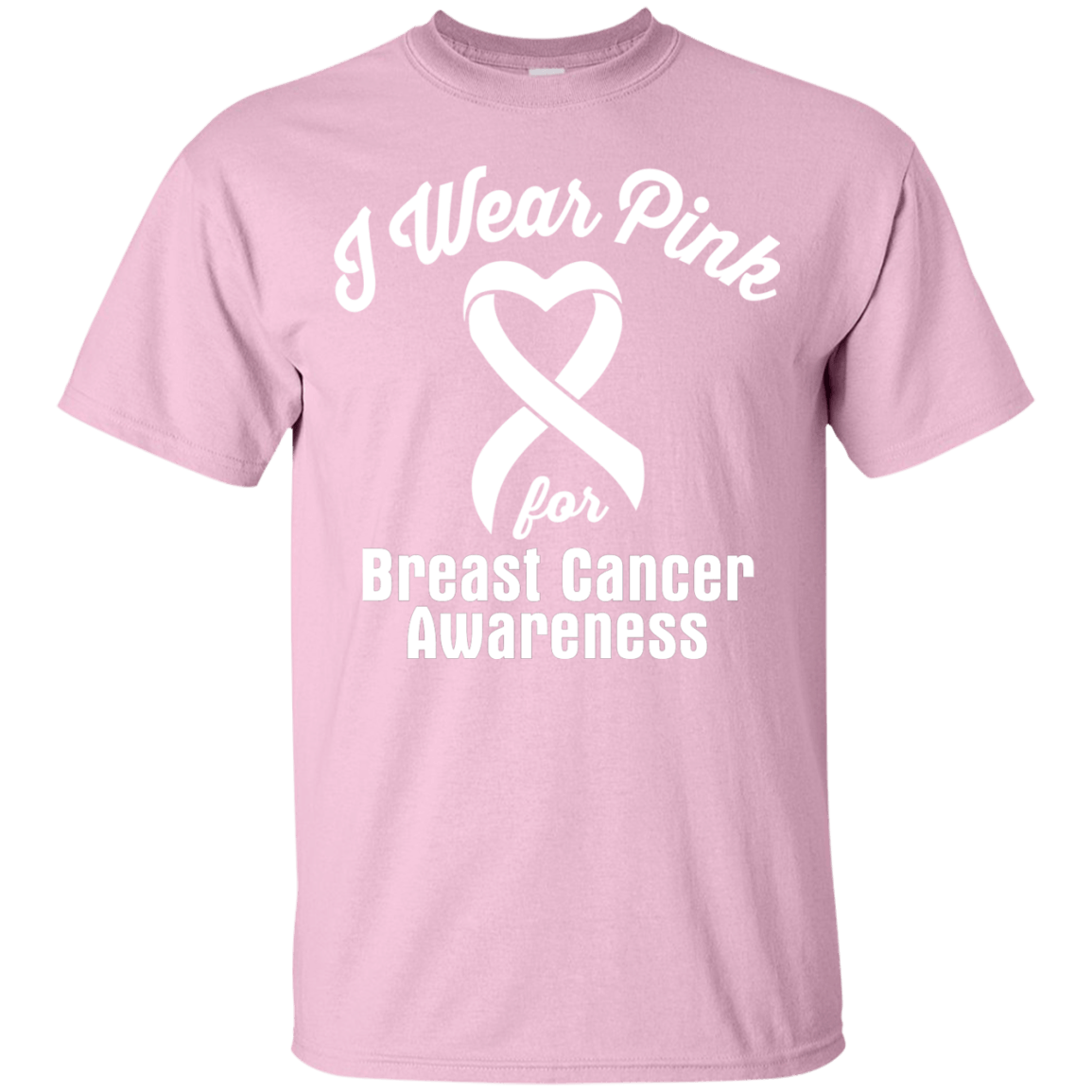 I Wear Pink For Breast Cancer Awareness T-Shirt