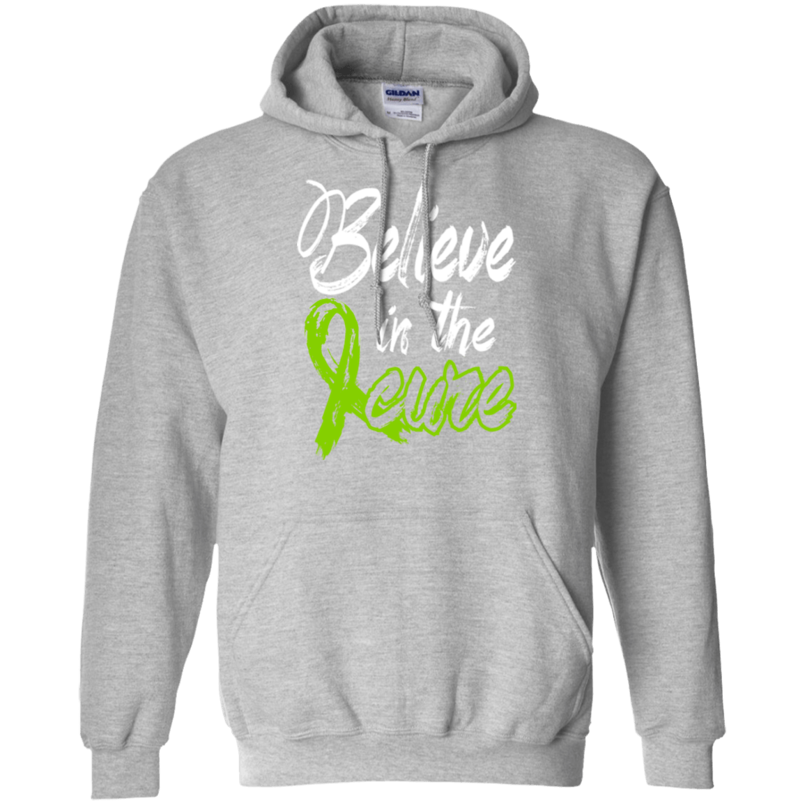 Believe in the cure Lymphoma Awareness Unisex Hoodie