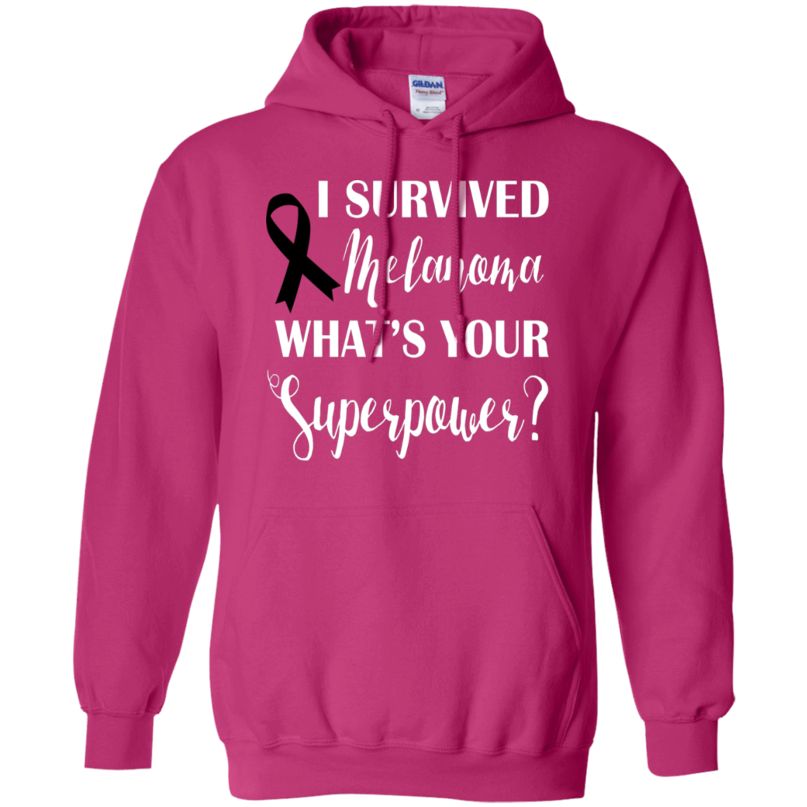 I Survived Melanoma! Melanoma Awareness Hoodie