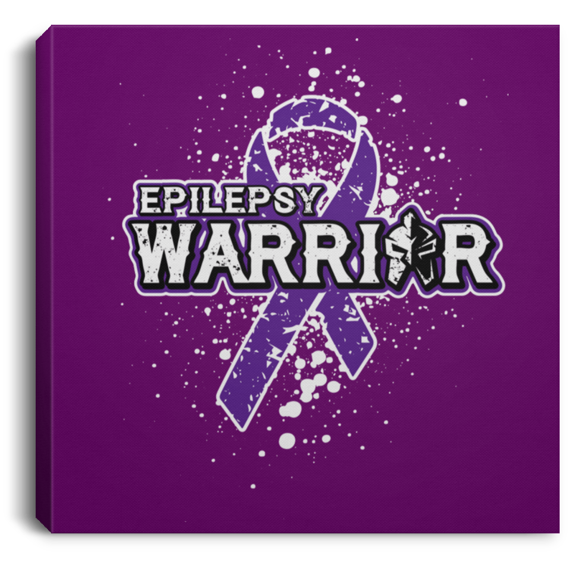 Warrior! Epilepsy Awareness Canvas