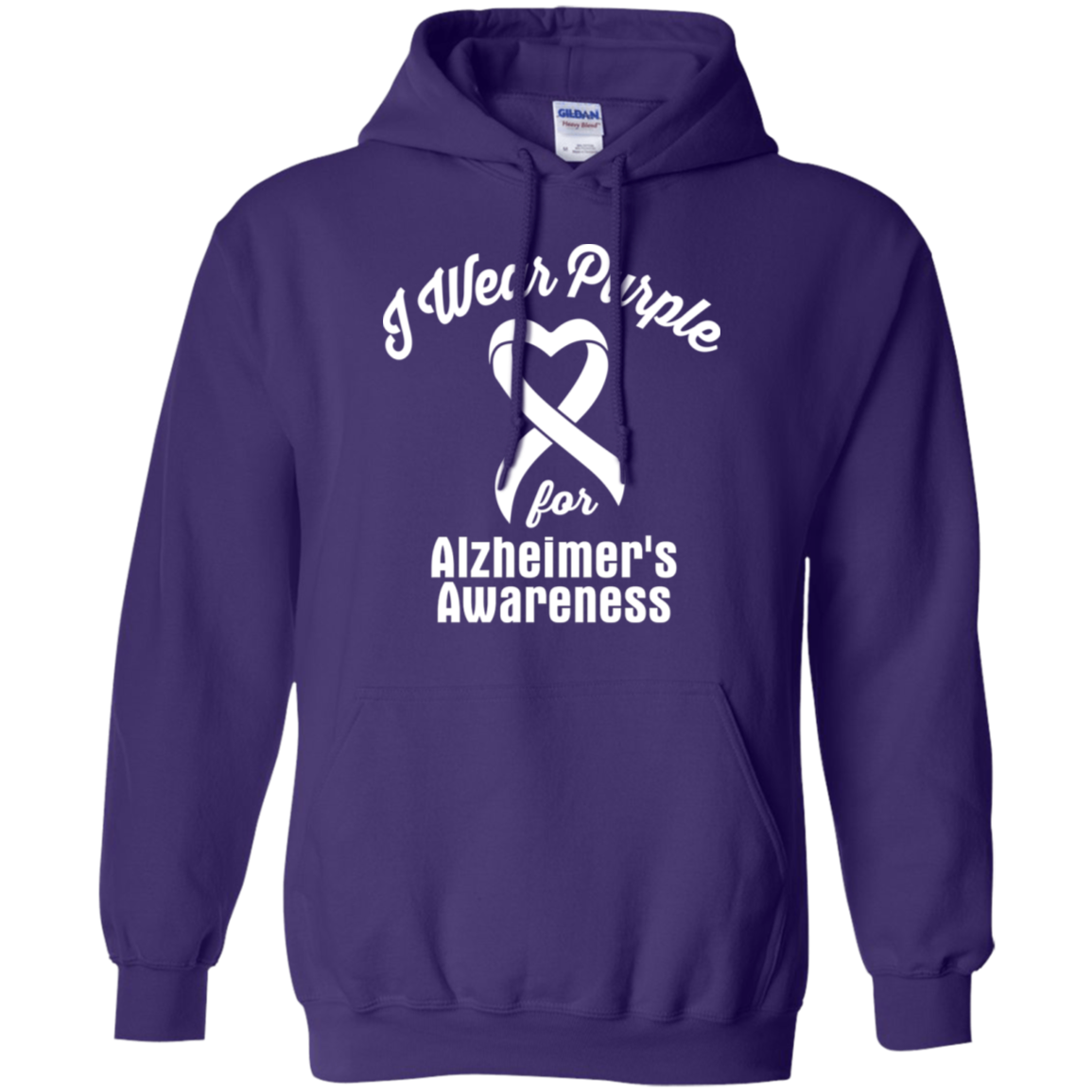 I Wear Purple for Alzheimer’s Awareness! Hoodie