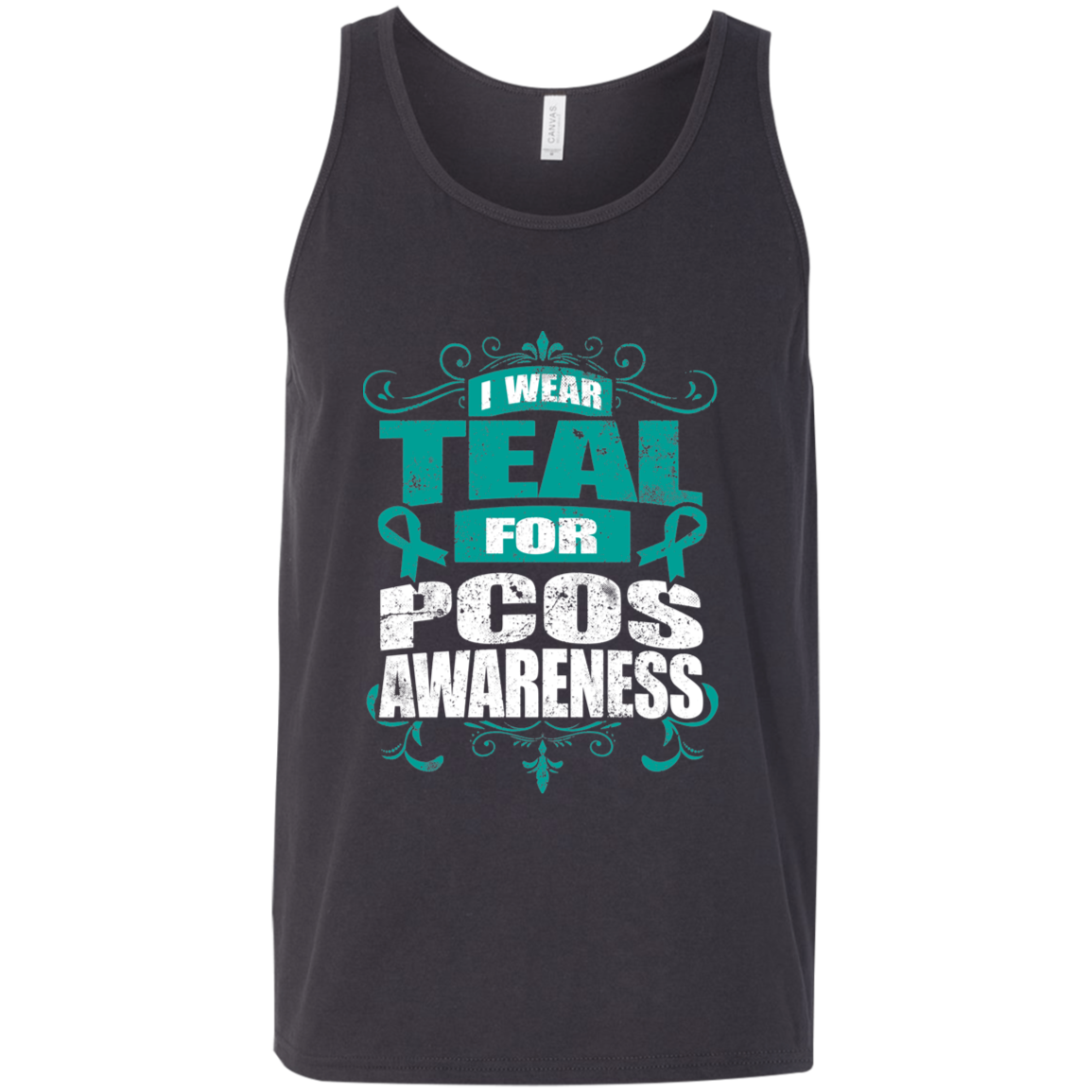 I Wear Teal for PCOS Awareness! Tank Top