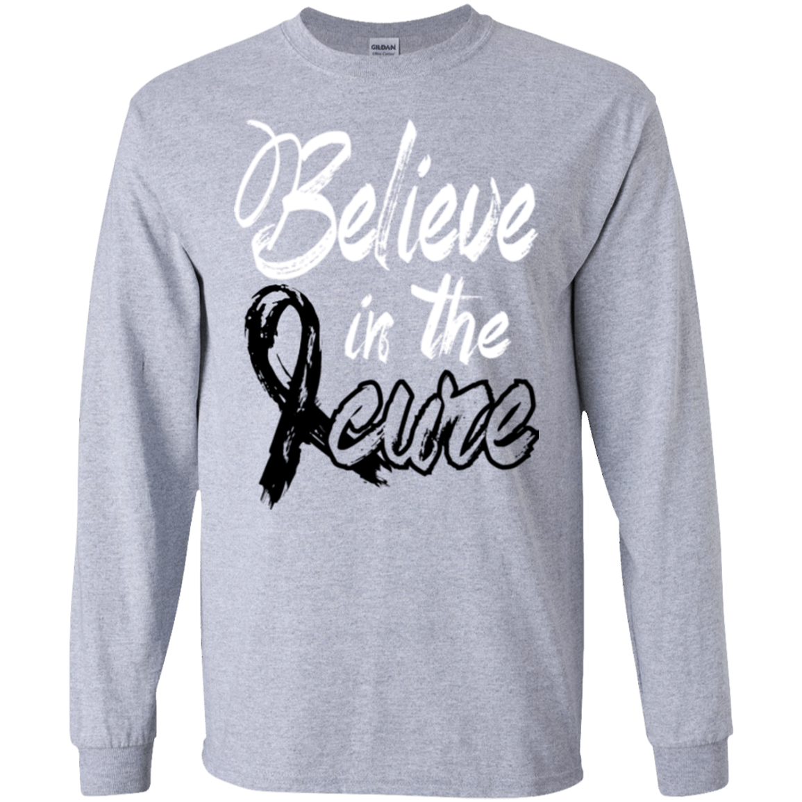 Believe in the cure – Melanoma Awareness Long Sleeve Collection