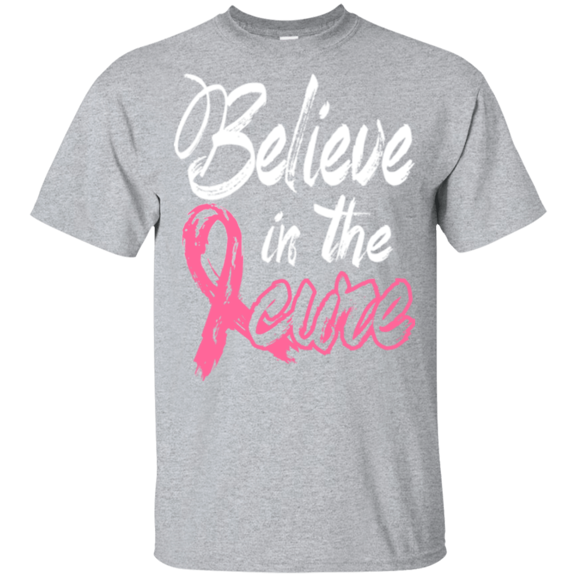 Believe in the cure -Breast Cancer Awareness Kids t-shirt