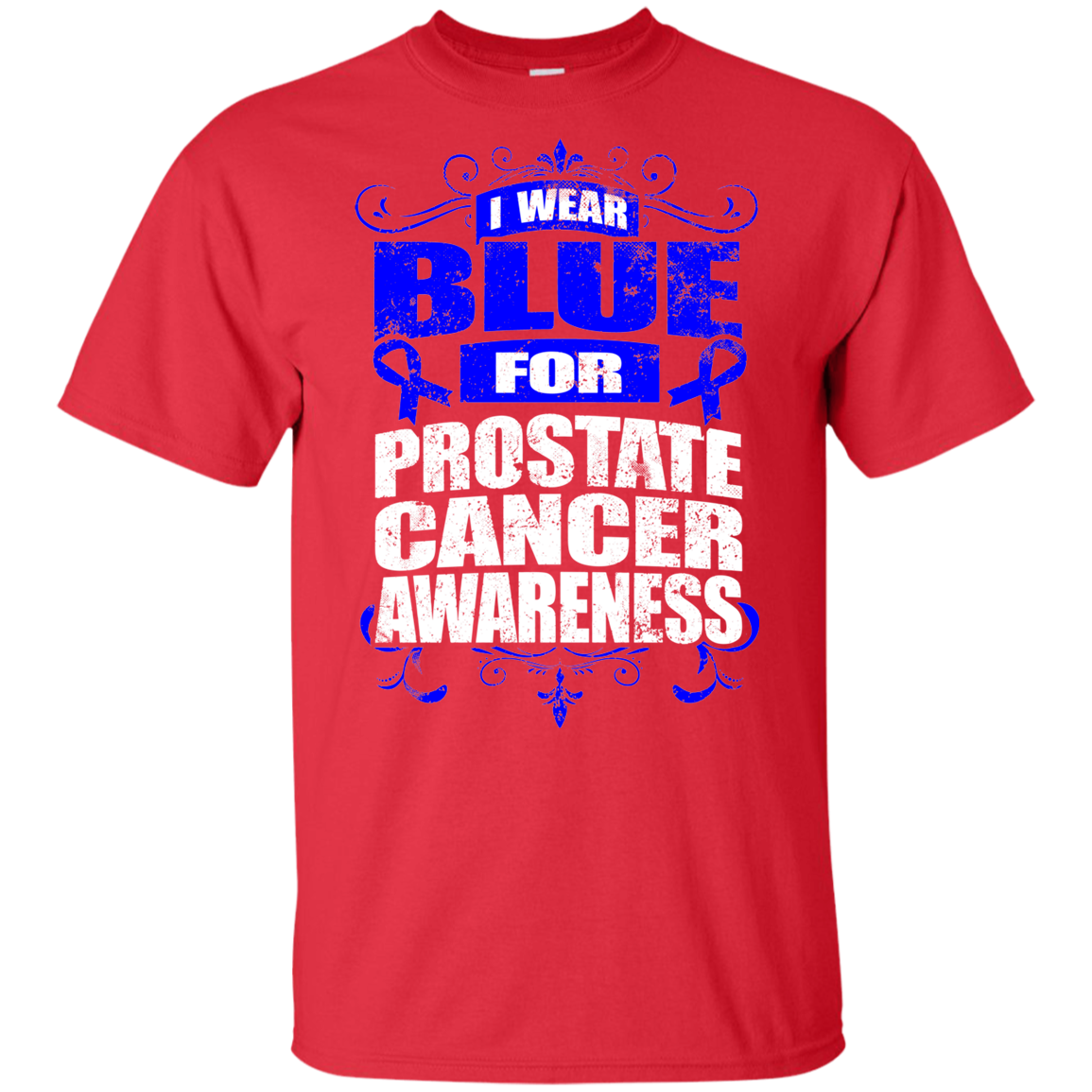 I Wear Blue for Prostate Cancer Awareness! KIDS t-shirt