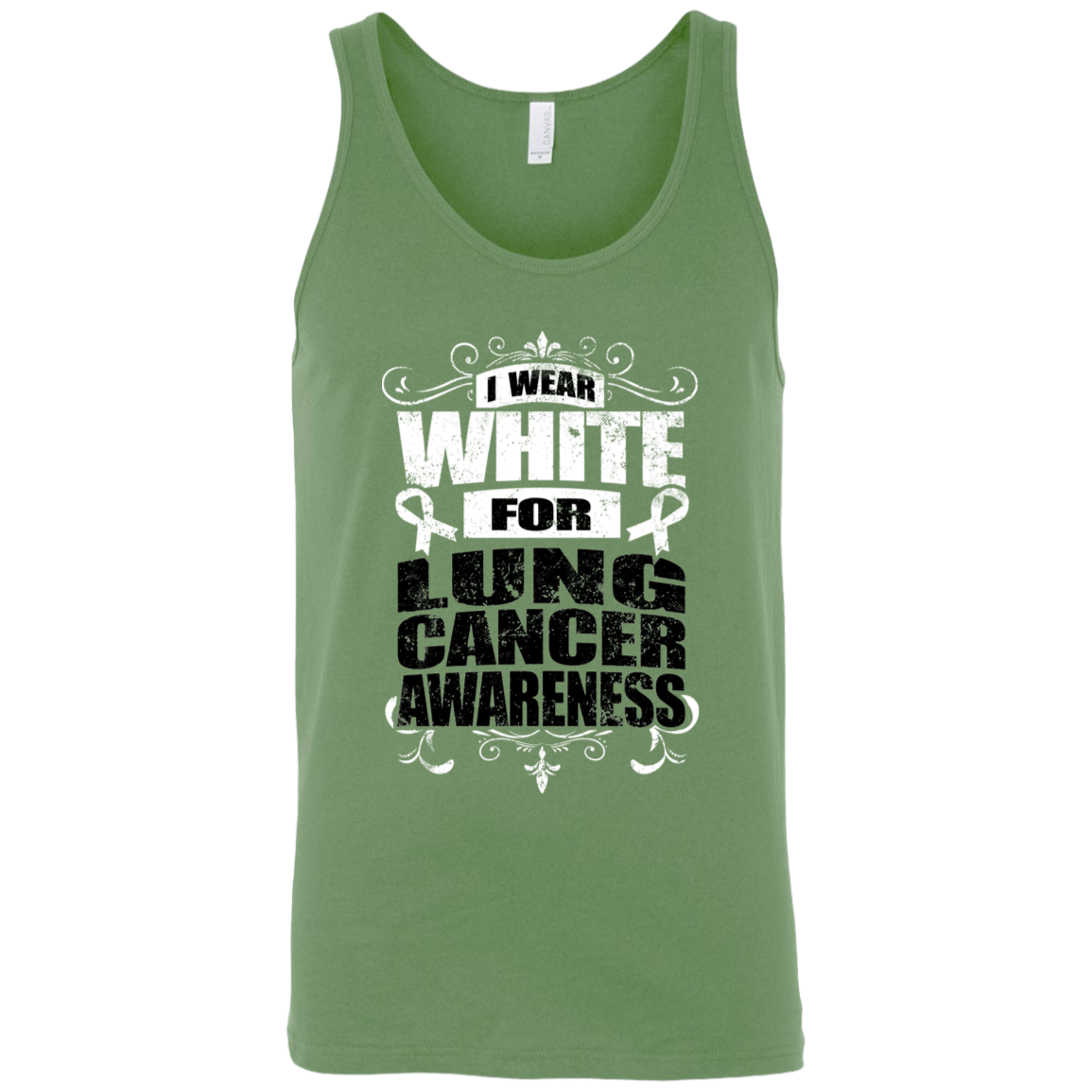 I Wear White for Lung Cancer Awareness! Tank Top