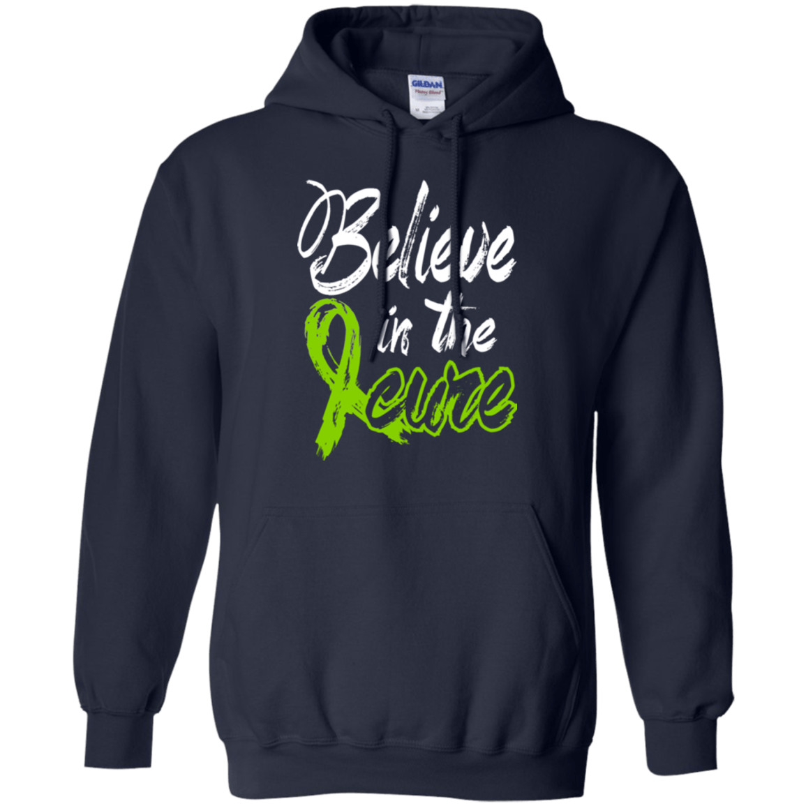 Believe in the cure Lymphoma Awareness Unisex Hoodie