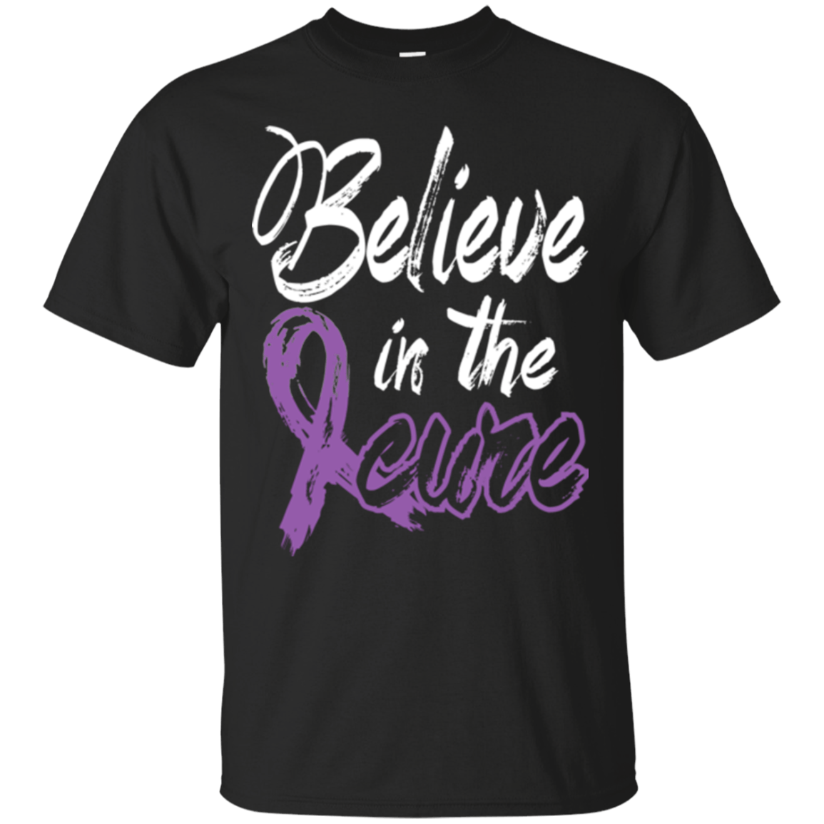 Believe in the cure Fibromyalgia Awareness T-Shirt