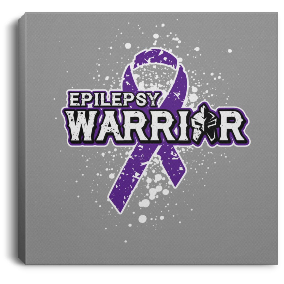 Warrior! Epilepsy Awareness Canvas