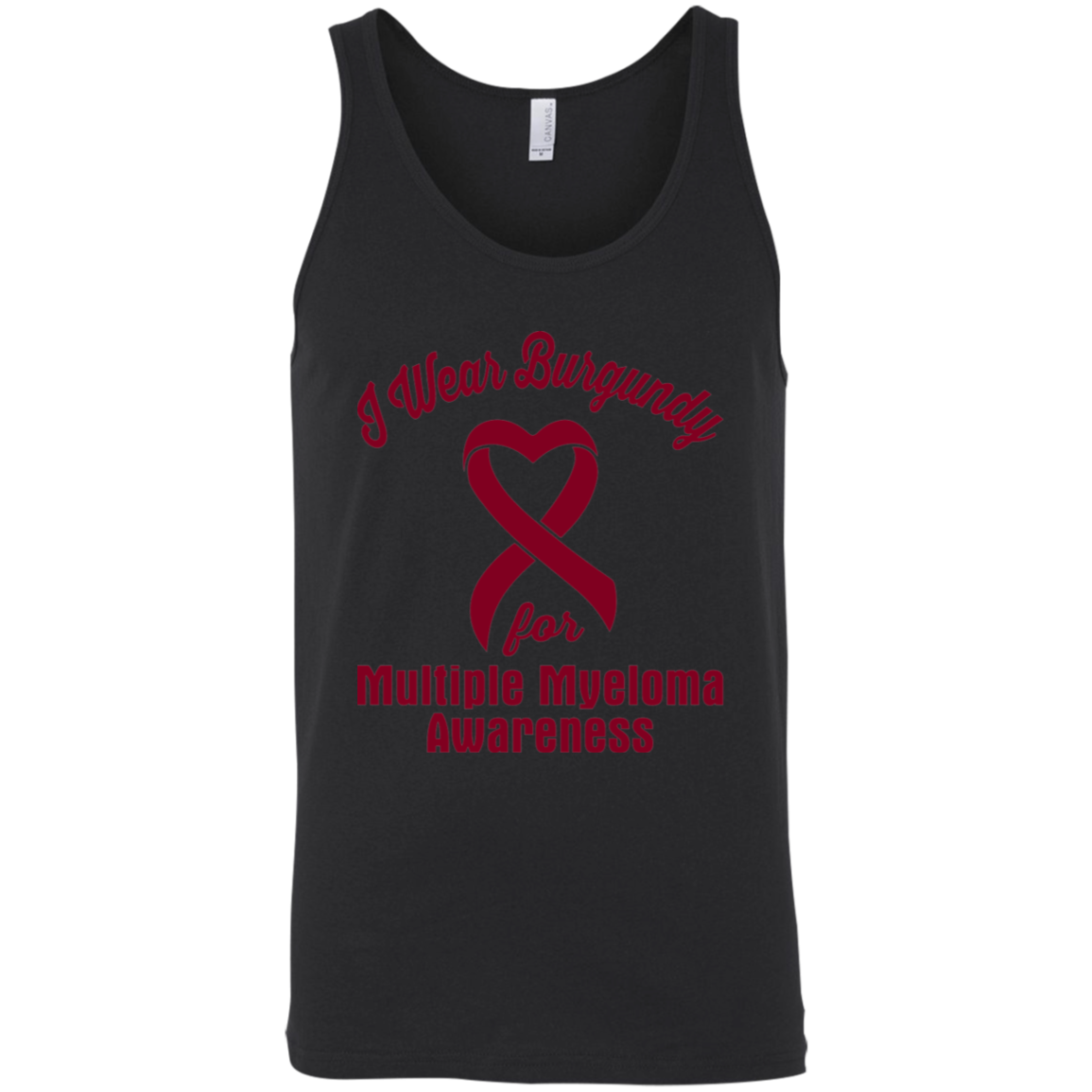 I Wear Burgundy! Multiple Myeloma Awareness Tank Top