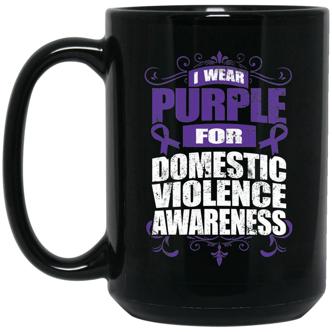 I Wear Purple for Domestic Violence Awareness! Mug