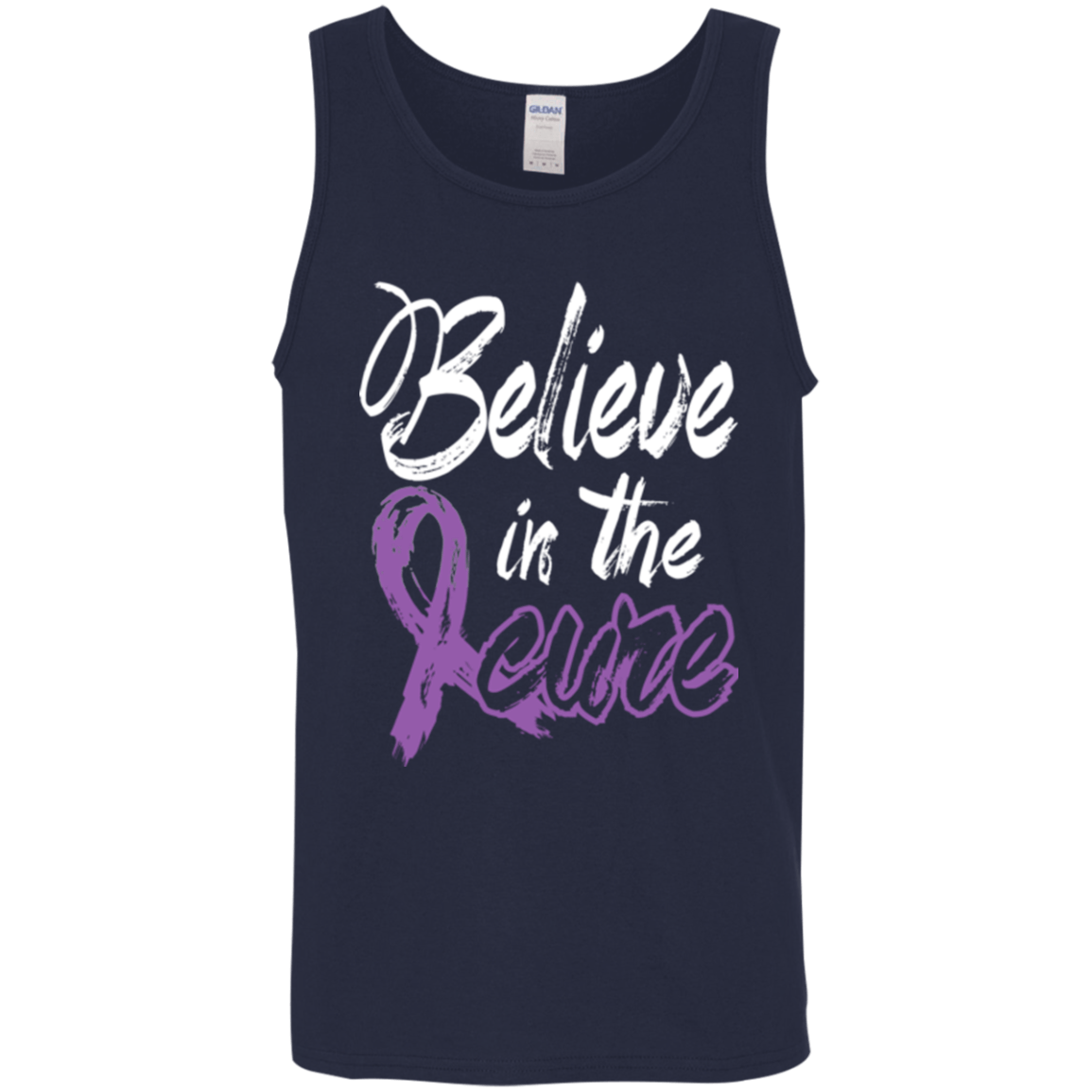 Believe in the cure Fibromyalgia Awareness Unisex Tank Top