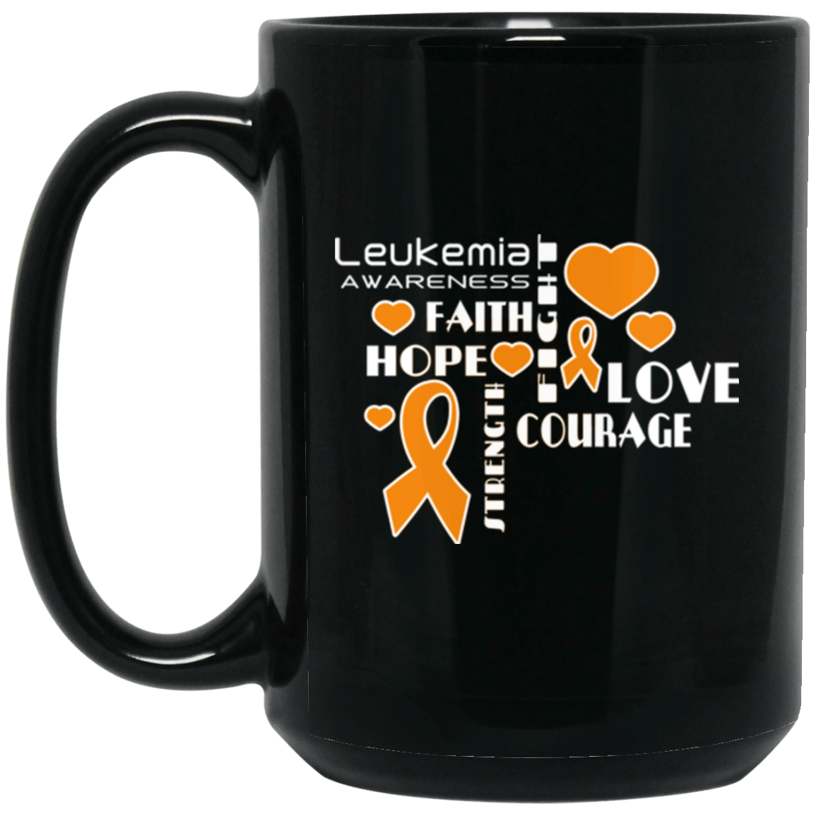 Faith Hope Love – Leukemia Awareness Mug