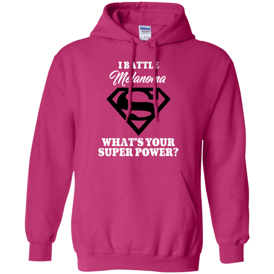 I Battle Melanoma… Melanoma Awareness Hoodie