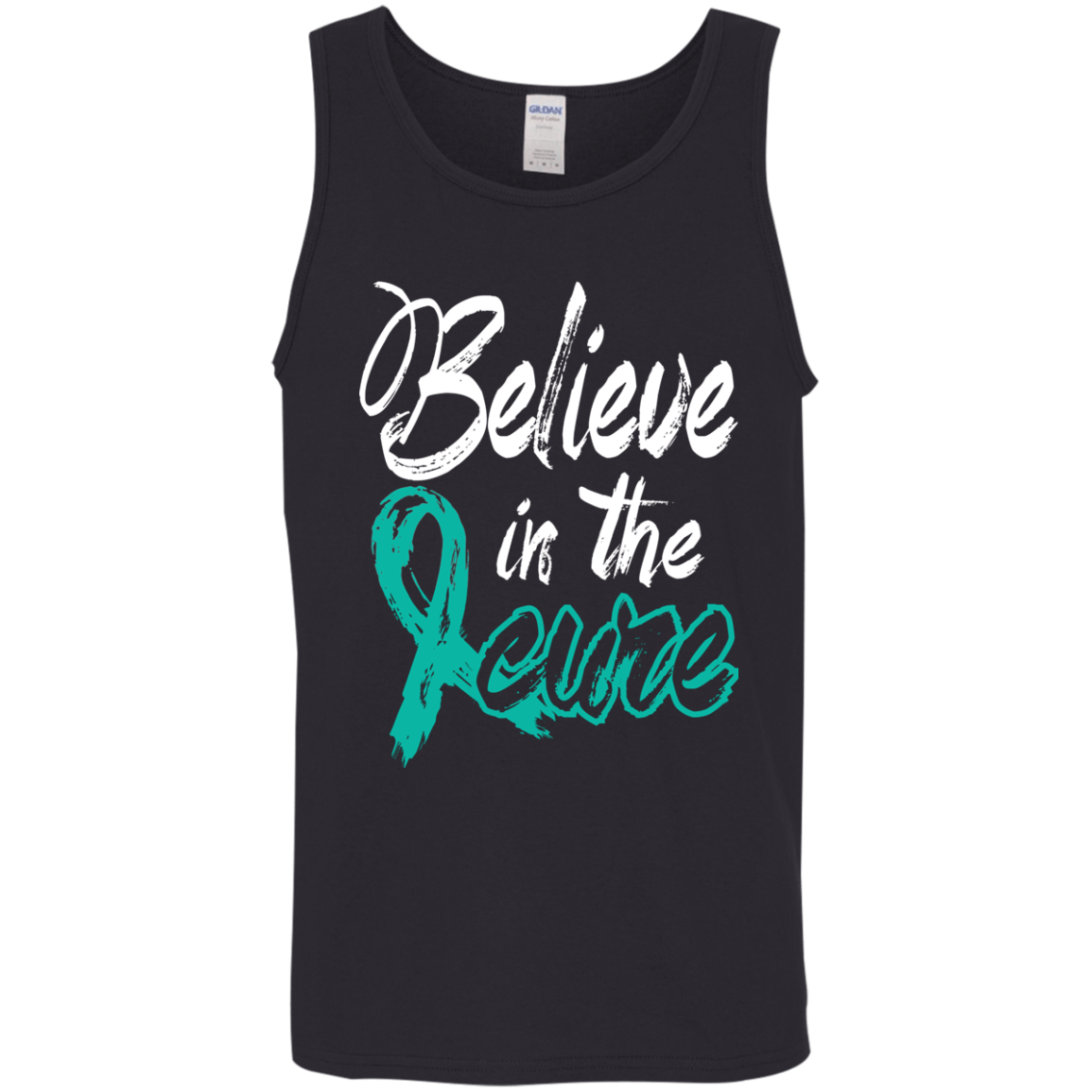 Believe in the cure Ovarian cancer Awareness Unisex Tank Top